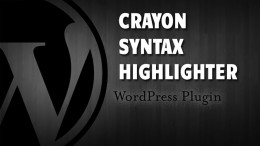 Подсветка кодов в блоге. Crayon Syntax Highlighter